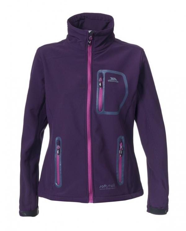 TRESPASS Homelake Softshell Jacket purple