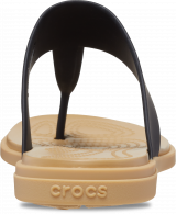 Womens Crocs Tulum Flip black/tan