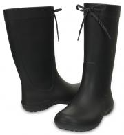 CROCS Womens Crocs Freesail Rain Boot Black