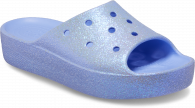 CROCS CLASSIC PLATFORM GLITTER SLIDE W Moon Jelly