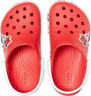 CROCS FUN LAB DISNEY MINNIE MOUSE BAND CLOG flame