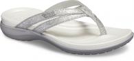Women’s Capri Strappy Flip Silver / Silver