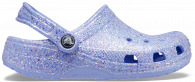 Crocs Classic Glitter Clog Kids Moon Yelly